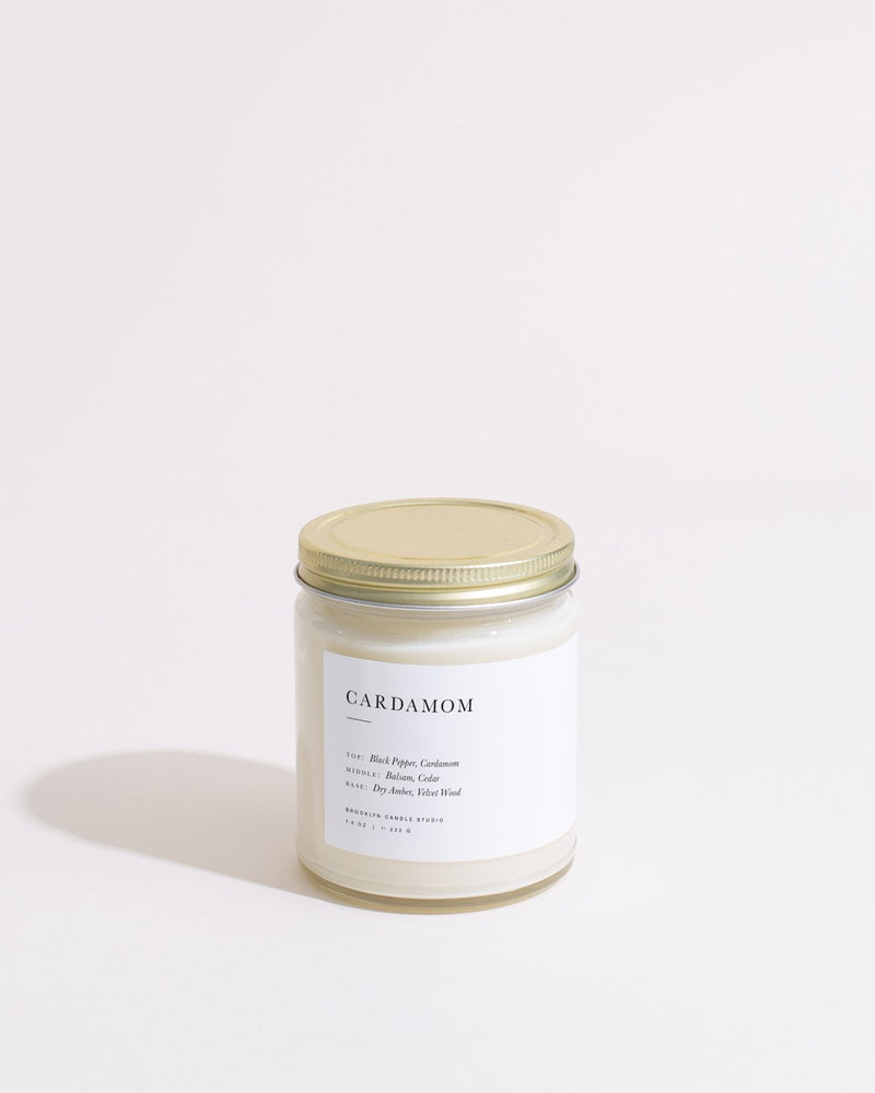 Cardamom Minimalist Candle Minimalist Brooklyn Candle Studio