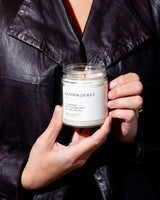 Leather Jacket Minimalist Candle Minimalist Brooklyn Candle Studio