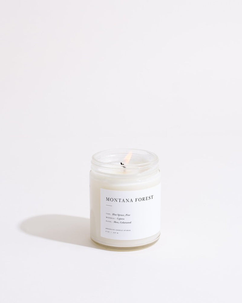 Montana Forest Candle Minimalist Brooklyn Candle Studio