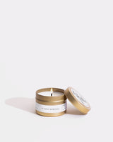 Sunday Morning Gold Travel Candle Mini Candle Tins Brooklyn Candle Studio